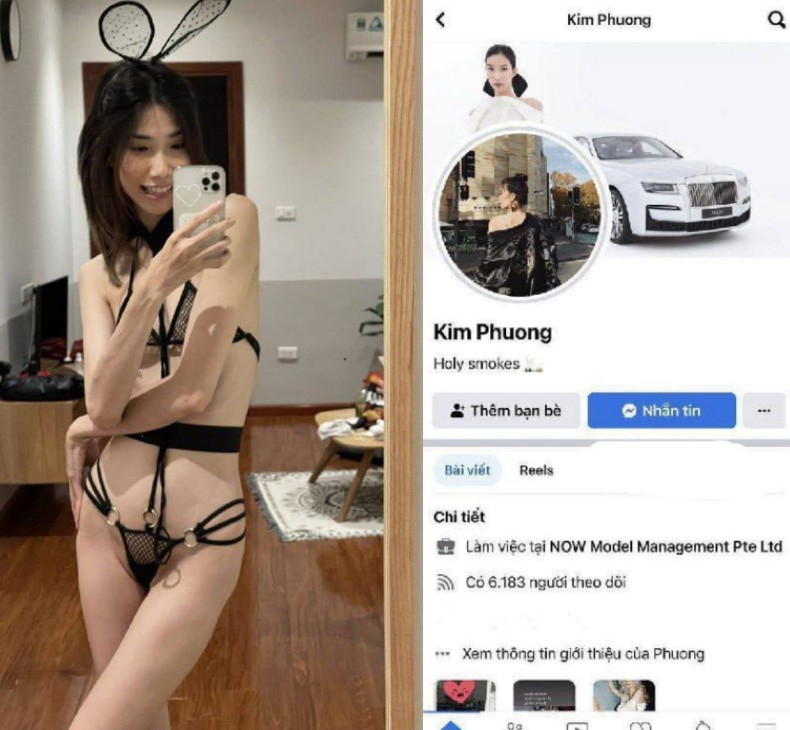 Kim Phuong bị lộ clip sex lúc sửa điện thoại