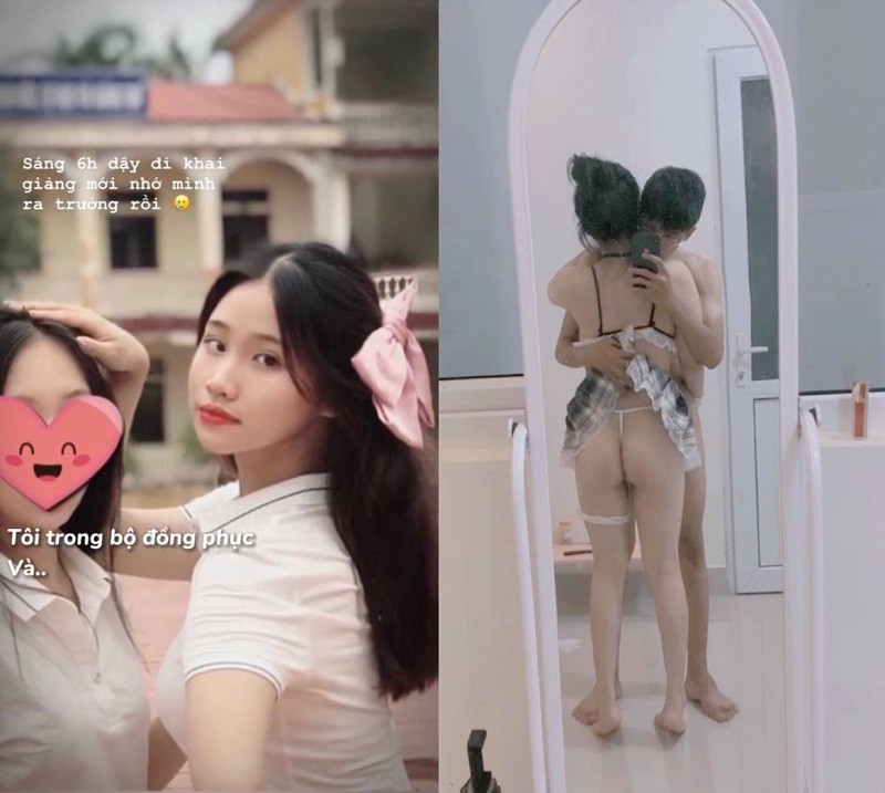 Lan Anh cùng bạn trai quay lại clip sex